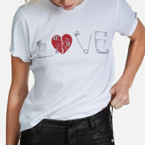 Lauren Moshi Tops - LAUREN MOSHI Love T-shirt